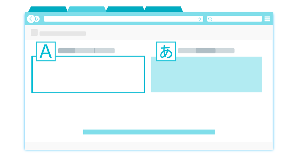 Pantalla de un traductor online.